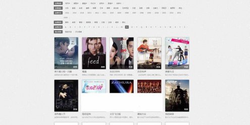 简约实用的苹果cmsV8视频系统模板