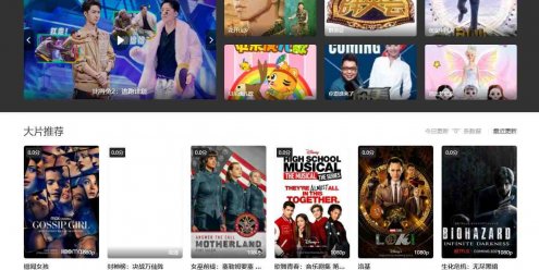 首途二十六套小屏精致灰色简约风格苹果CMSv10拆分版DIY系列模板